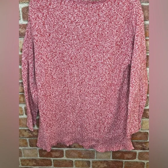 jjill 2 pocket high low sweater size L - Picture 2 of 8